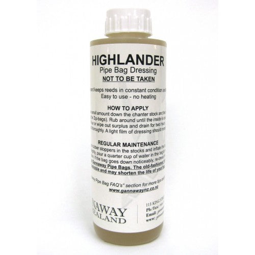 Highlander Pipe Bag Dressing