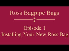 Load and play video in Gallery viewer, Ross Suede Bagpipe Bag
